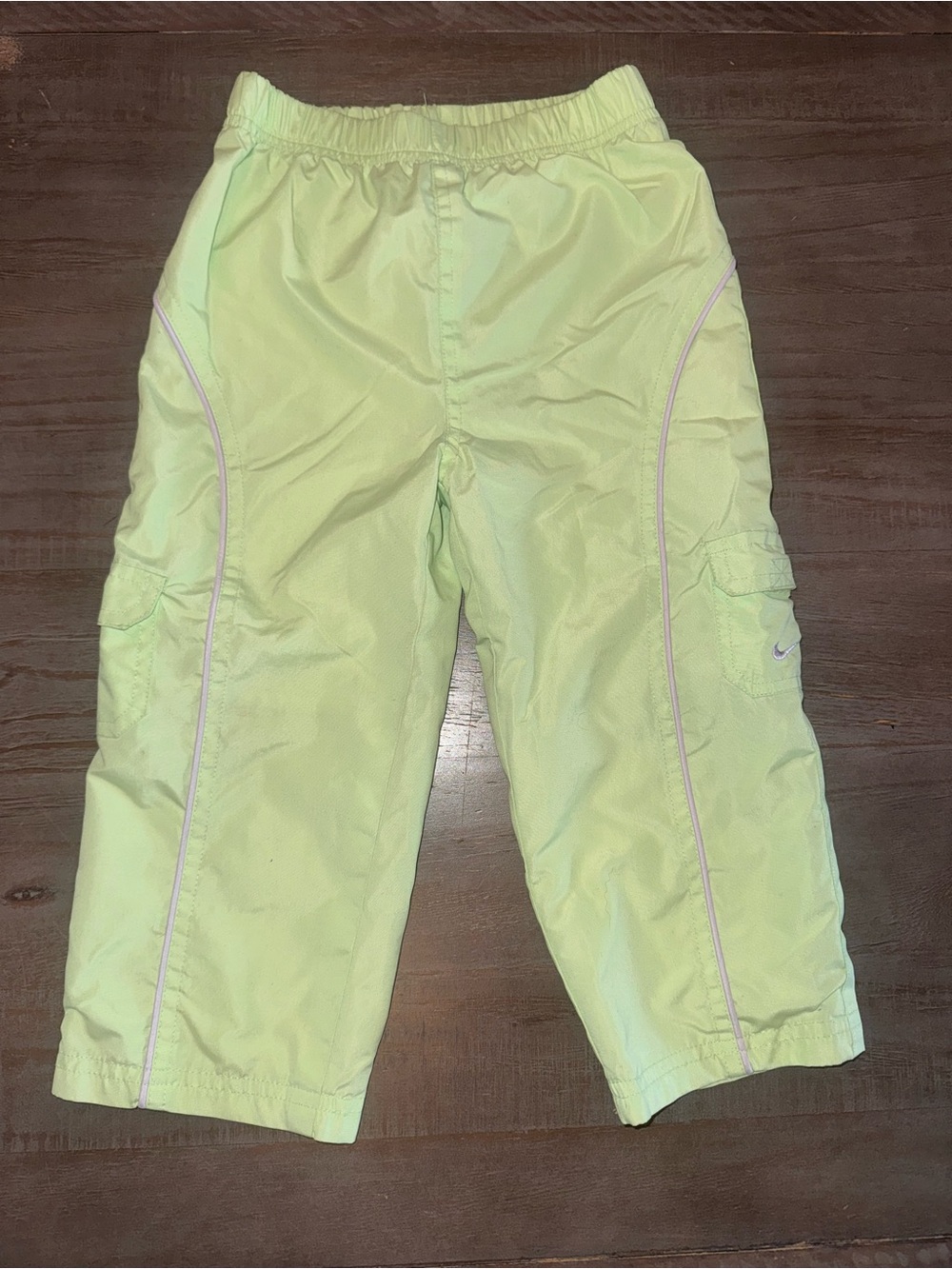 Nike Kids Light Yellow Cargo Track Pants